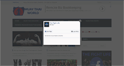 Desktop Screenshot of muaythai-world.com