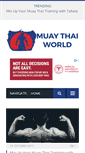 Mobile Screenshot of muaythai-world.com